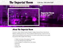 Tablet Screenshot of imperialroomny.com